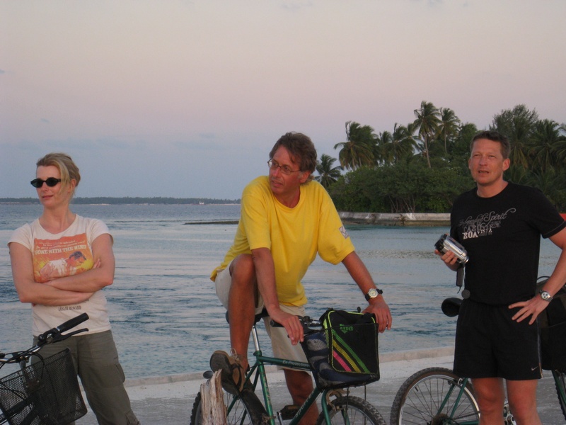 kurze Pause auf der Brücke