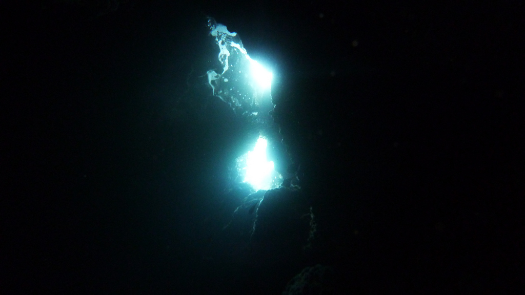Aus der Höhle heraus ins Licht