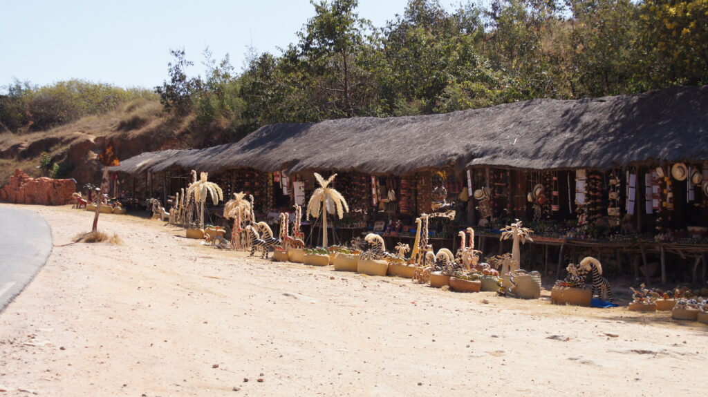 ein Verkaufsstand an der Straße