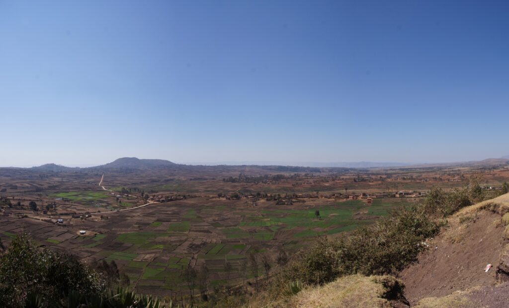 Die Landschaft am Lac Tritriva