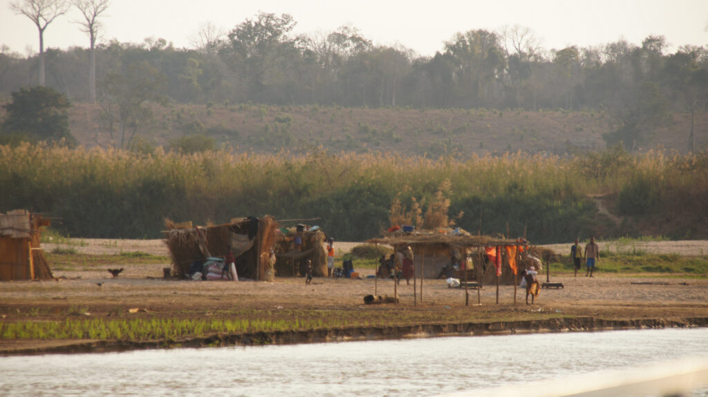 Die Raststation auf einer Sandbank