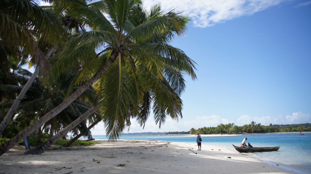 Ankunft auf Ile. aux Nattes Ankunft