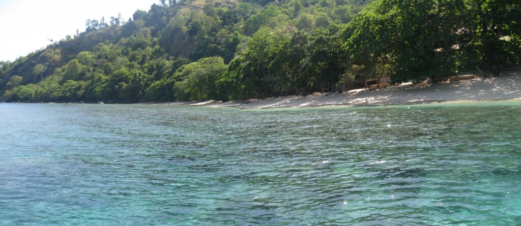 Panorama zu unserem Strand