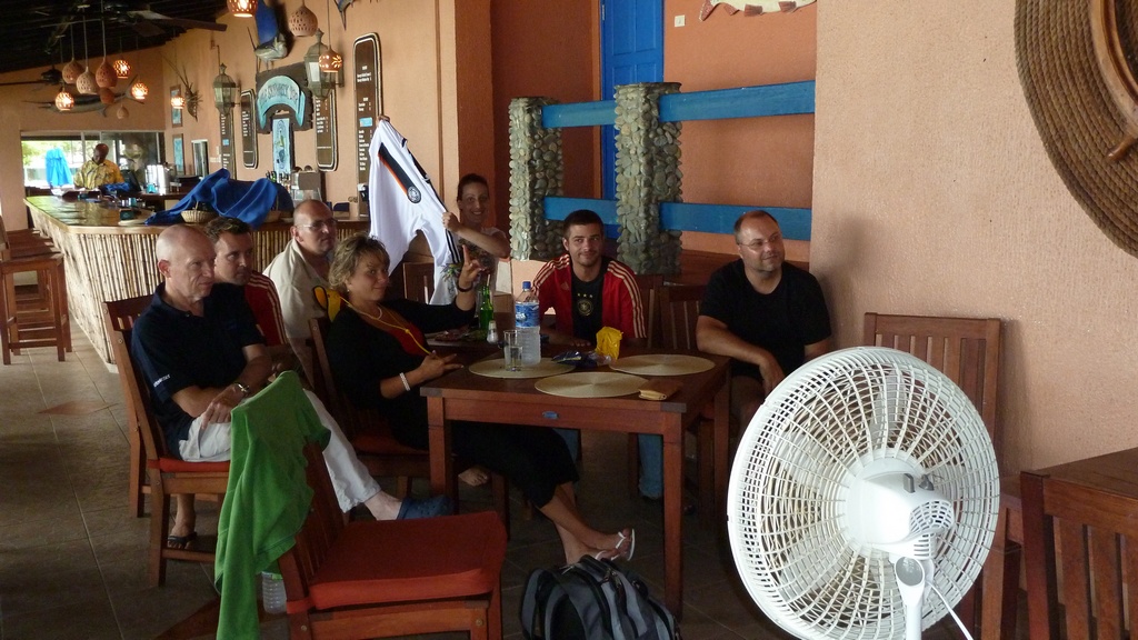 Gespannt beim Fußball